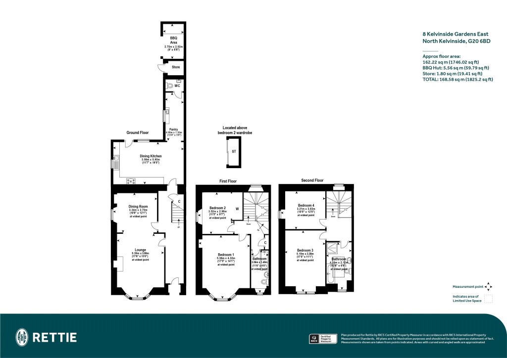 Floorplans For Kelvinside Gardens East, North Kelvinside, Glasgow