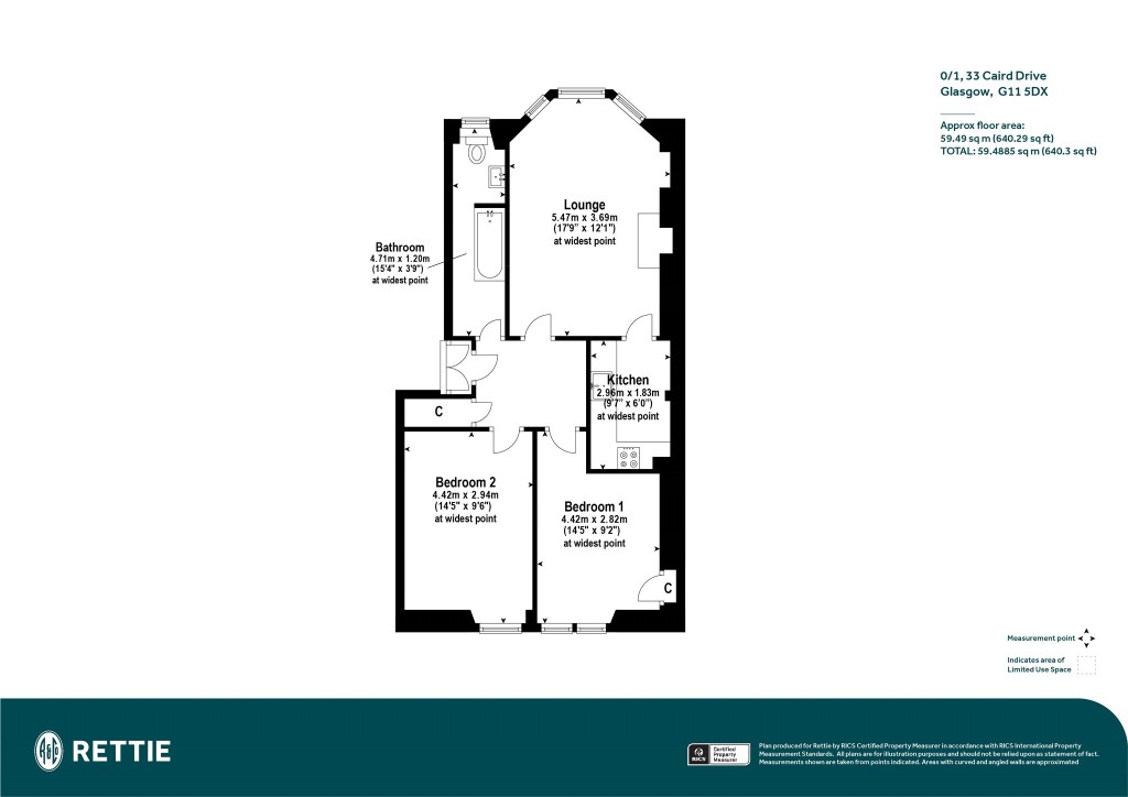 Floorplans For 0/1, Caird Drive, Partick, Glasgow