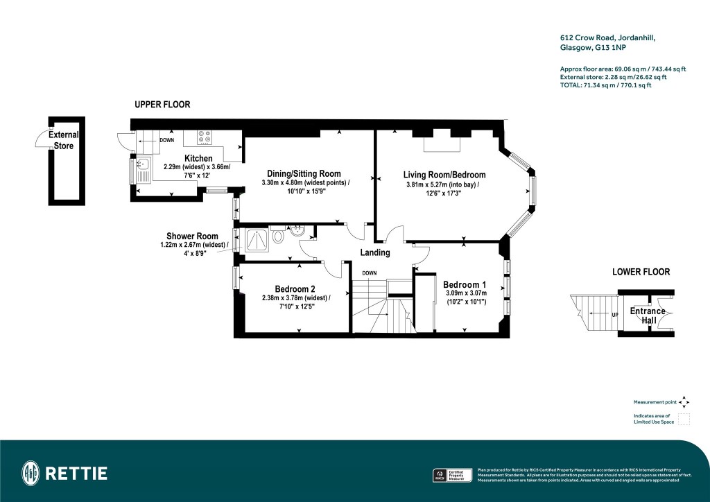 Floorplans For Crow Road, Jordanhill, Glasgow