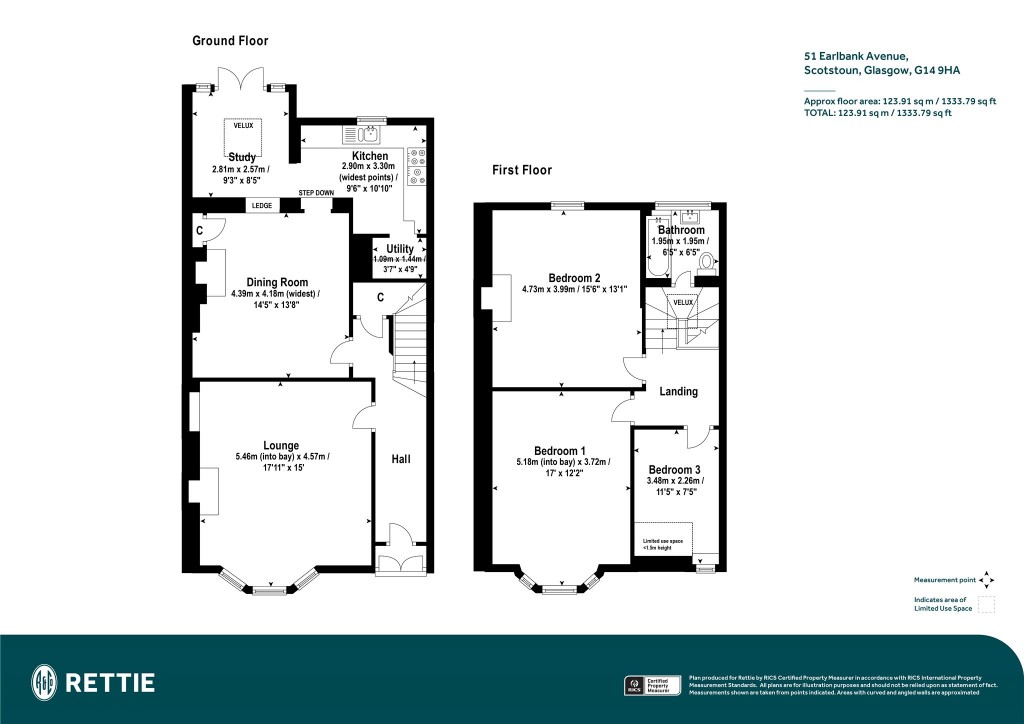 Floorplans For Earlbank Avenue, Scotstoun, Glasgow