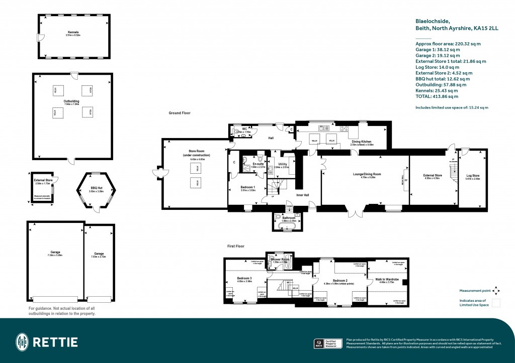 Floorplans For Blaelochside, Beith, North Ayrshire