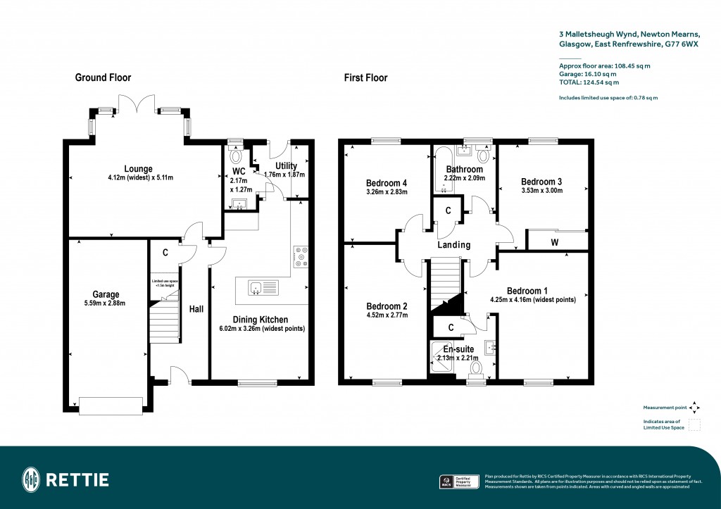 Floorplans For Malletsheugh Wynd, Newton Mearns, Glasgow, East Renfrewshire