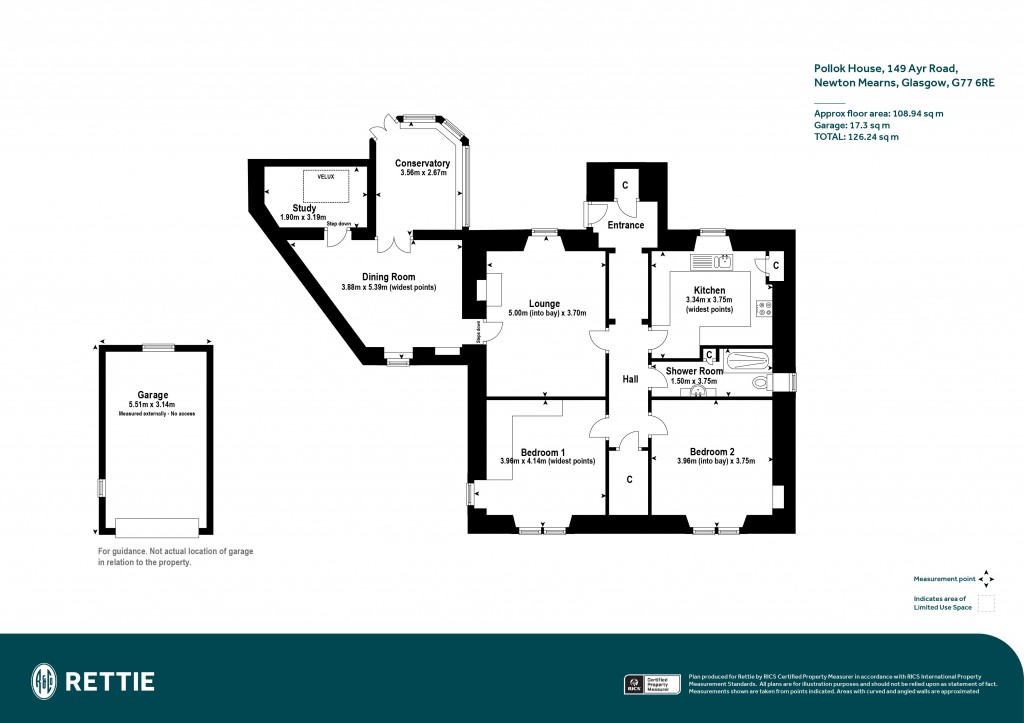 Floorplans For Pollok House, Ayr Road, Newton Mearns, Glasgow, East Renfrewshire