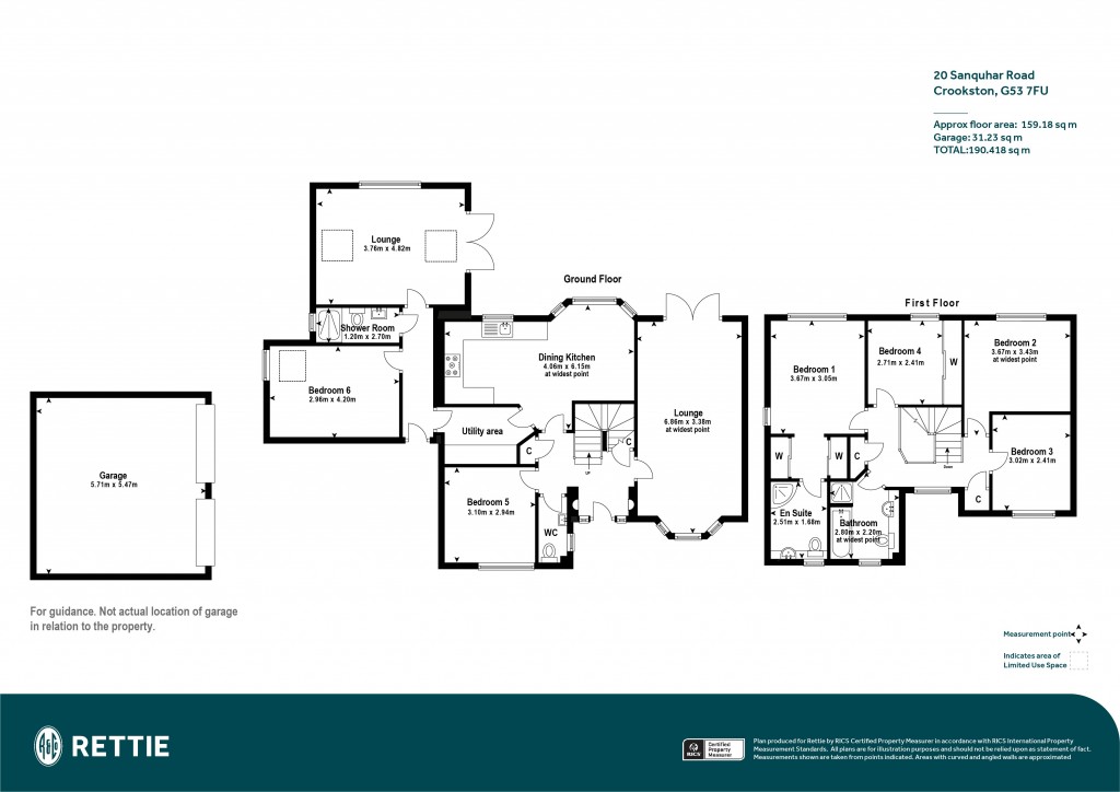 Floorplans For Sanquhar Road, Crookston, Glasgow