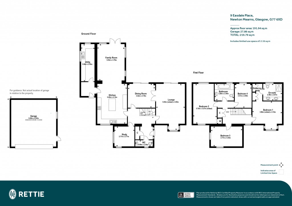 Floorplans For Easdale Place, Newton Mearns, Glasgow, East Renfrewshire