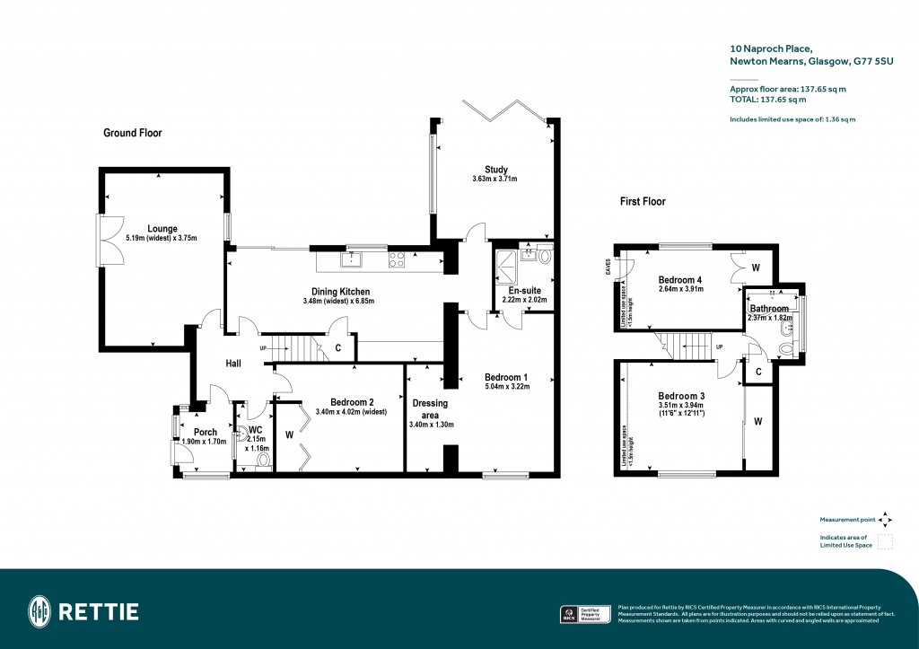 Floorplans For Naproch Place, Newton Mearns, Glasgow