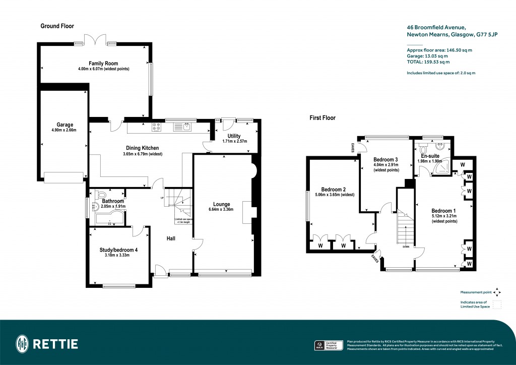 Floorplans For Broomfield Avenue, Newton Mearns, Glasgow, East Renfrewshire