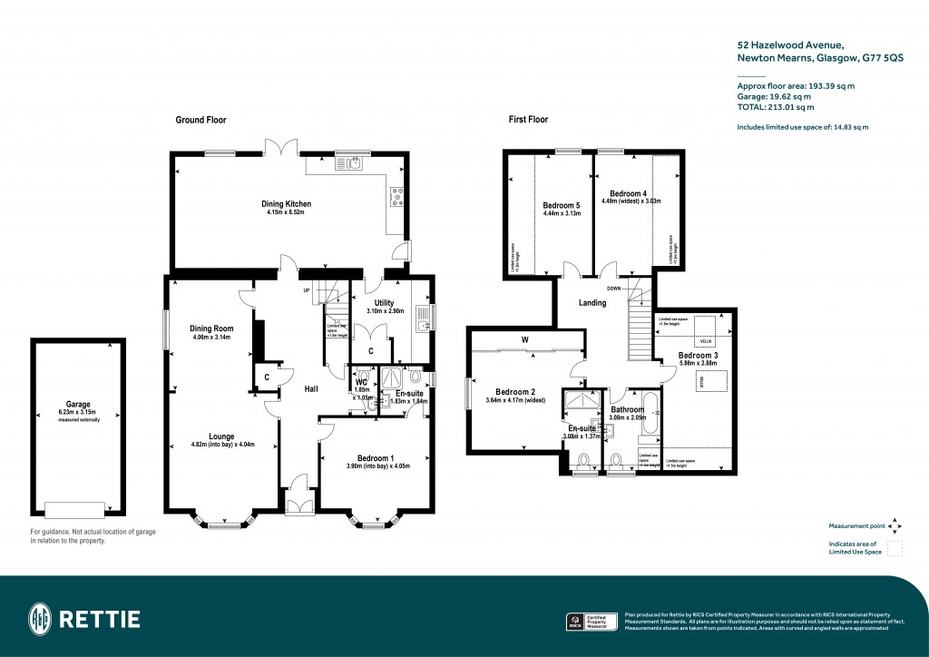 Floorplans For Hazelwood Avenue, Newton Mearns, Glasgow, East Renfrewshire