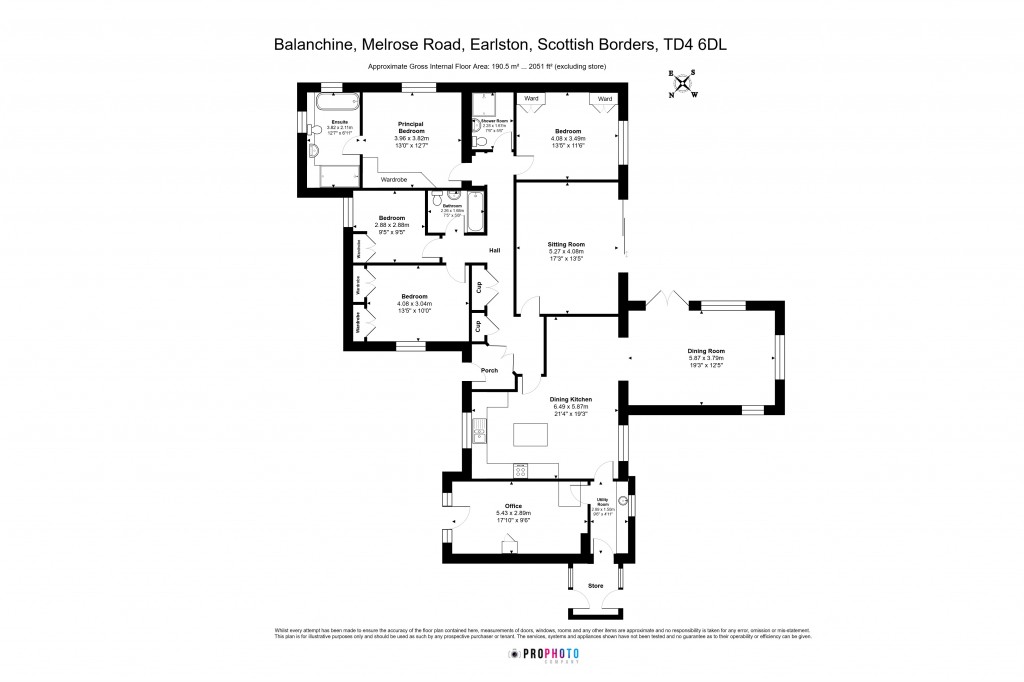 Floorplans For Balanchine, Melrose Road, Earlston, Scottish Borders