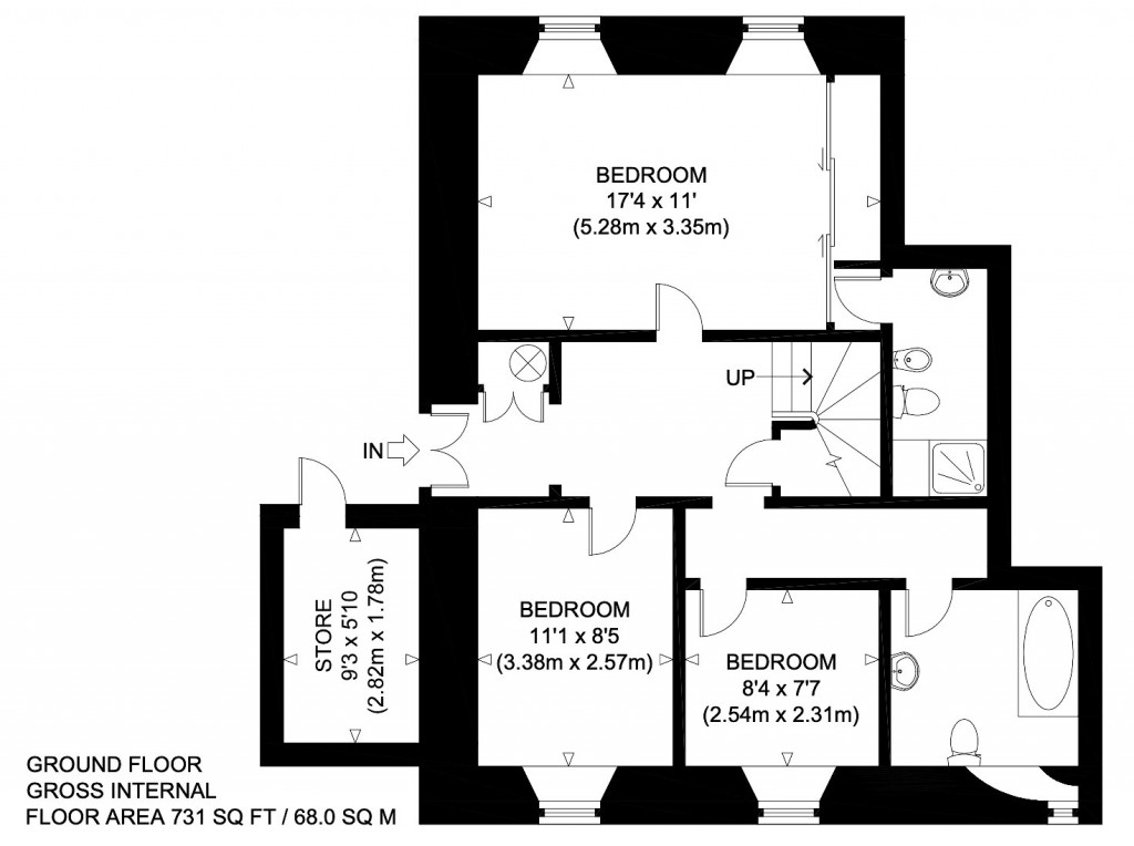 Floorplans For Bankton House West, Johnnie Cope's Road, Tranent, East Lothian