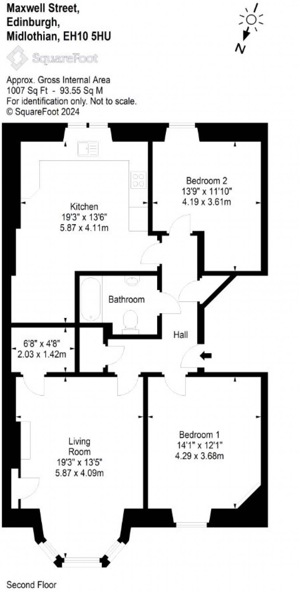 Floorplans For Maxwell Street, Edinburgh, Midlothian