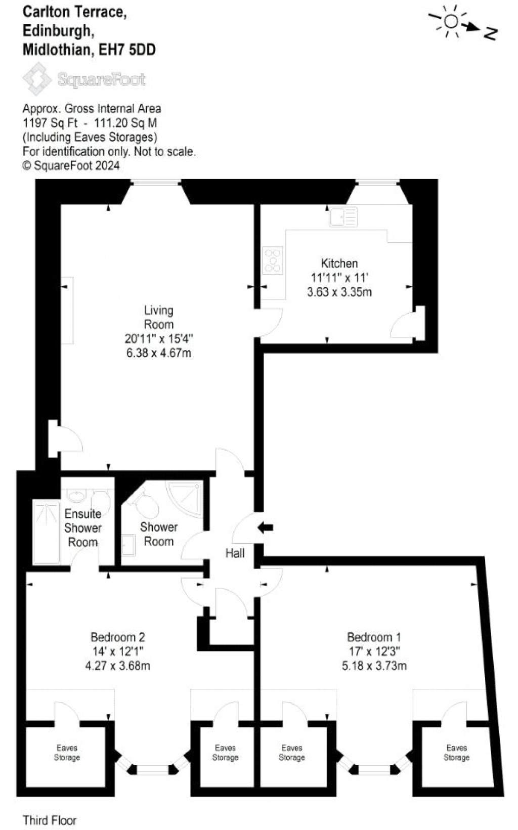 Floorplans For Carlton Terrace, Edinburgh