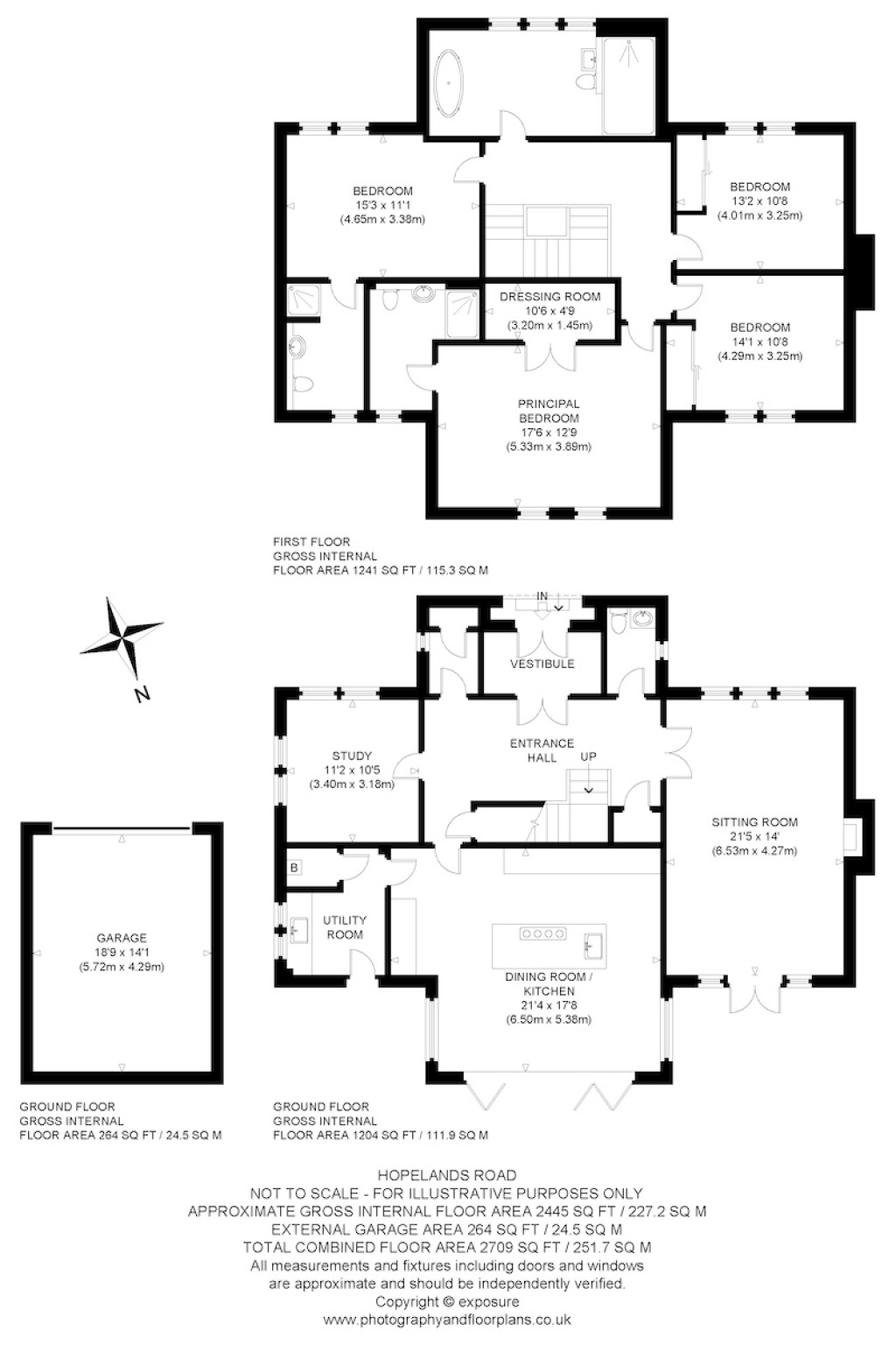 Floorplans For Hopelands Road, Silverburn, Penicuik, Midlothian