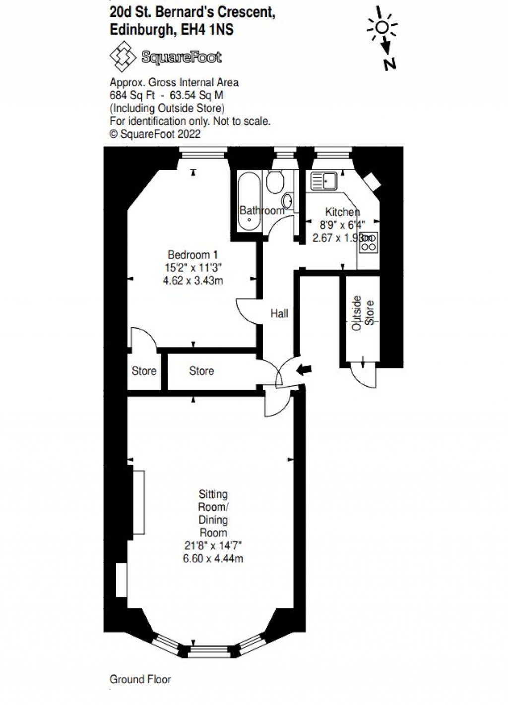 Floorplans For St. Bernards Crescent, Edinburgh