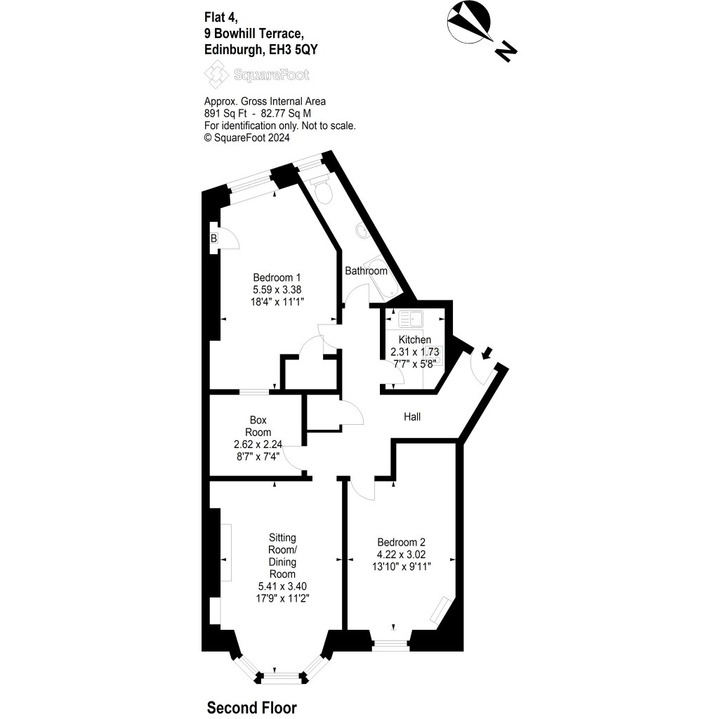 Floorplans For Bowhill Terrace, Edinburgh