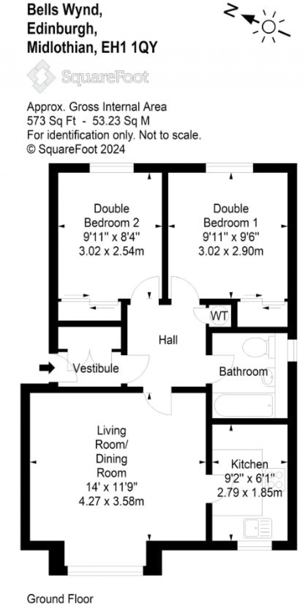 Floorplans For 11/2, Bells Wynd, Edinburgh, Midlothian