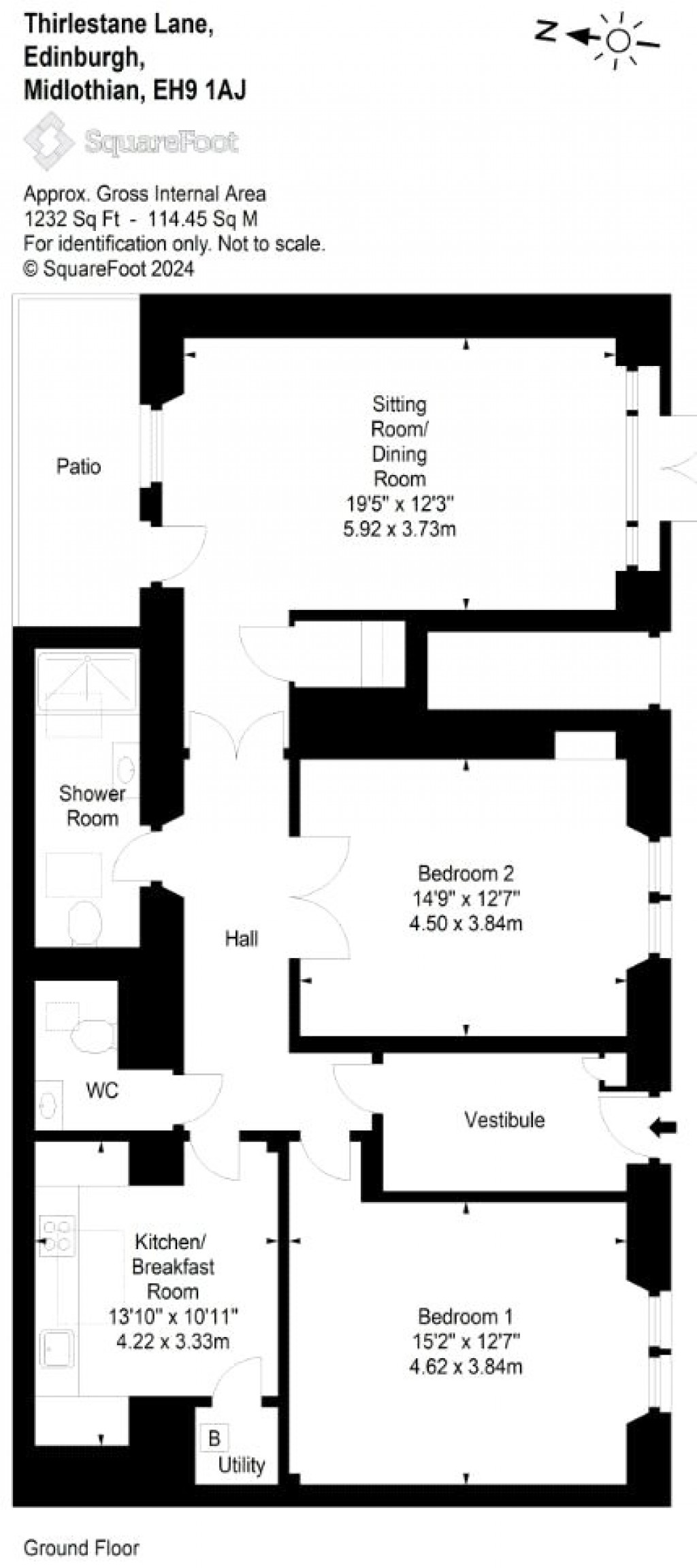 Floorplans For Thirlestane Lane, Edinburgh