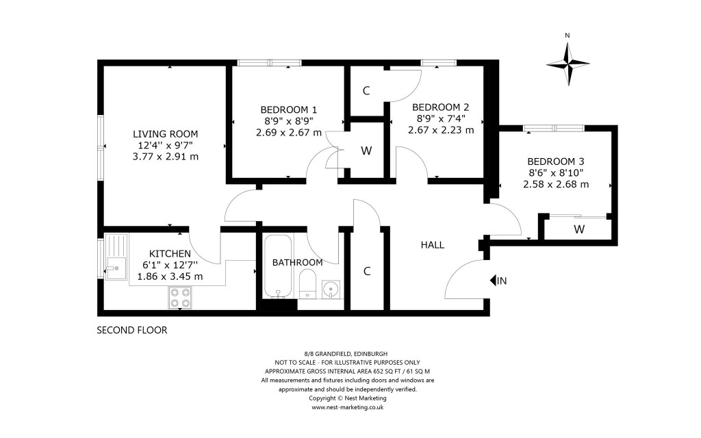 Floorplans For Grandfield, Edinburgh, Midlothian