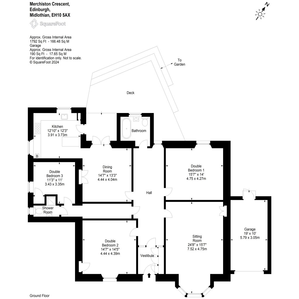 Floorplans For Merchiston Crescent, Edinburgh, Midlothian