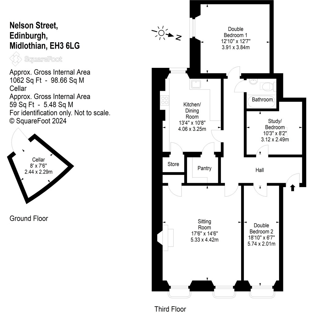 Floorplans For Nelson Street, Edinburgh