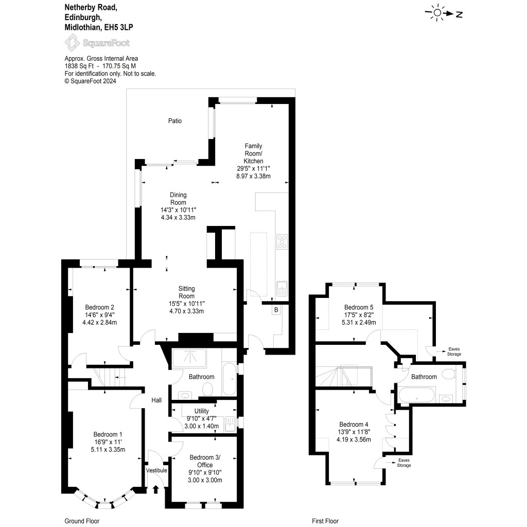 Floorplans For Netherby Road, Edinburgh