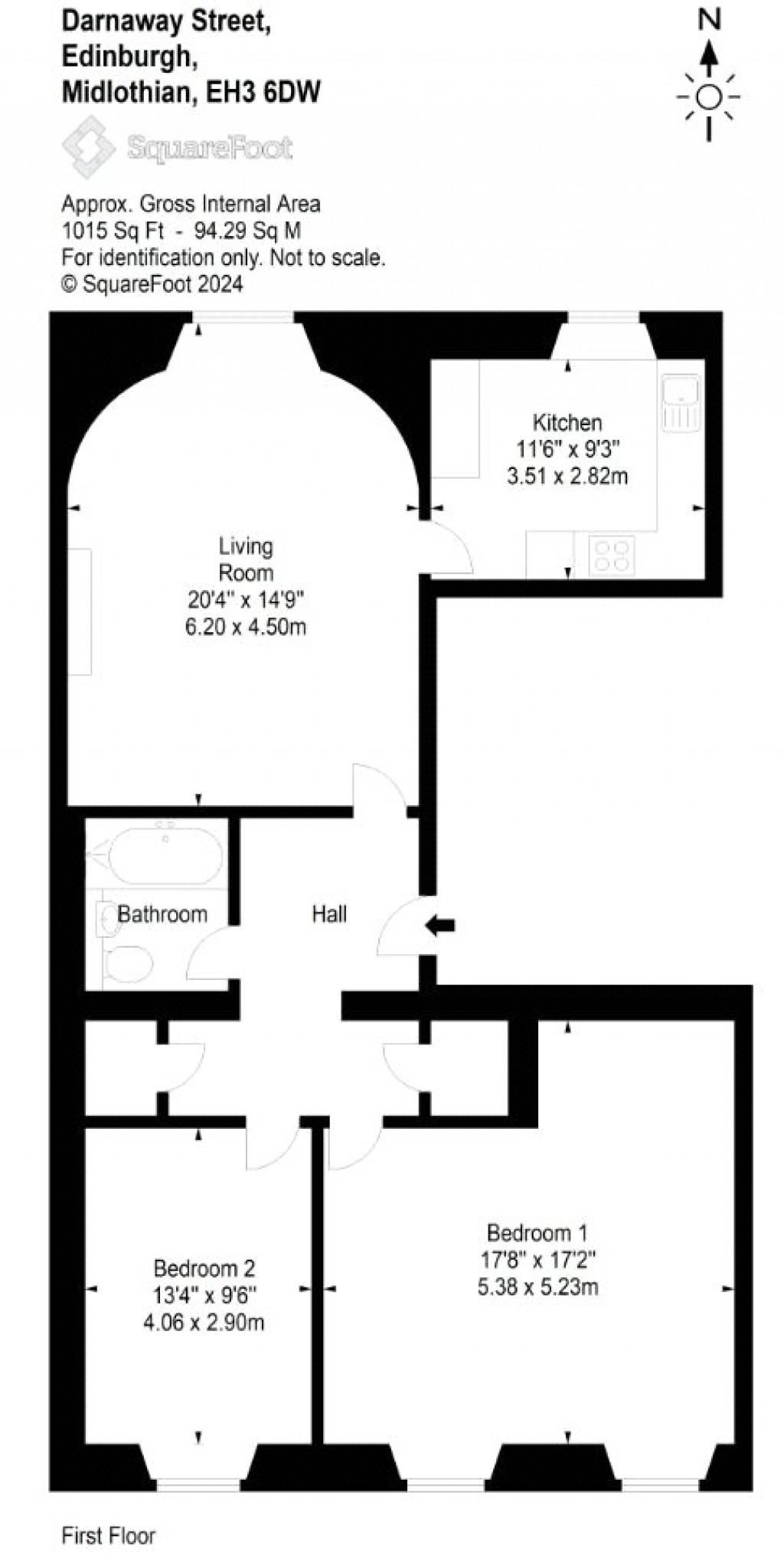 Floorplans For 1F, Darnaway Street, Edinburgh