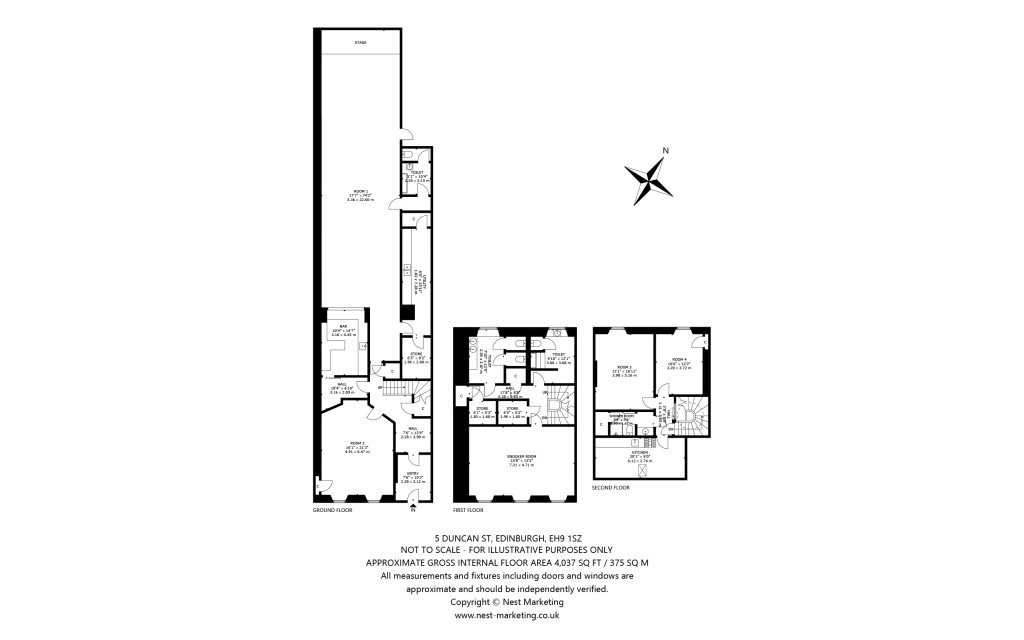 Floorplans For Duncan Street, Edinburgh, City of Edinburgh