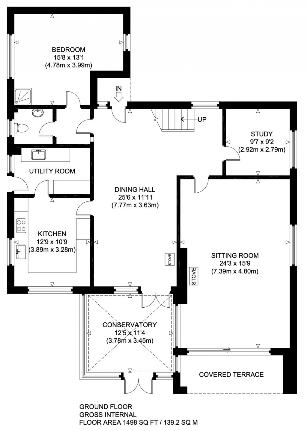 Floorplans For Chestnut Lodge, Ware Road, North Berwick, East Lothian