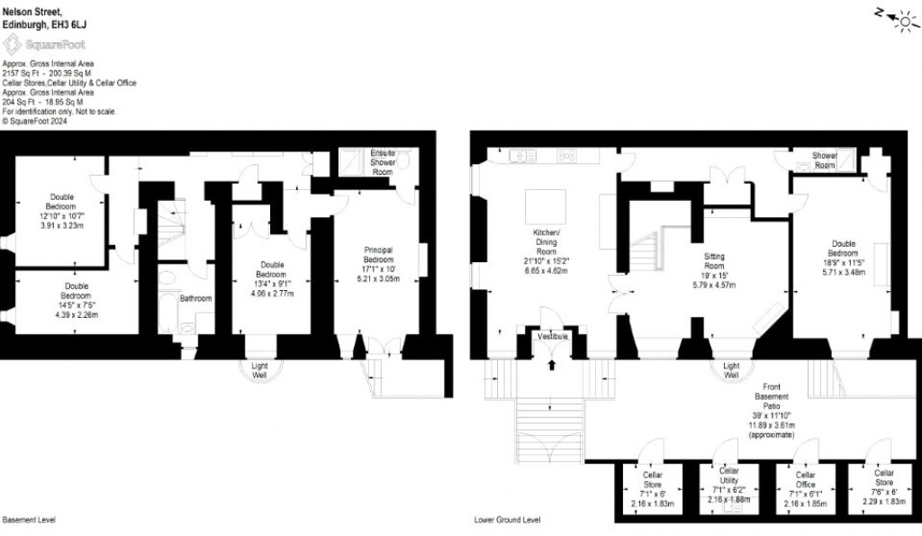 Floorplans For Nelson Street, Edinburgh