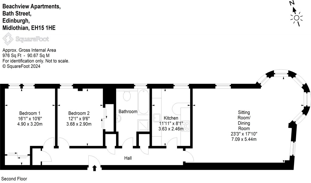 Floorplans For Bath Street, Edinburgh, Midlothian