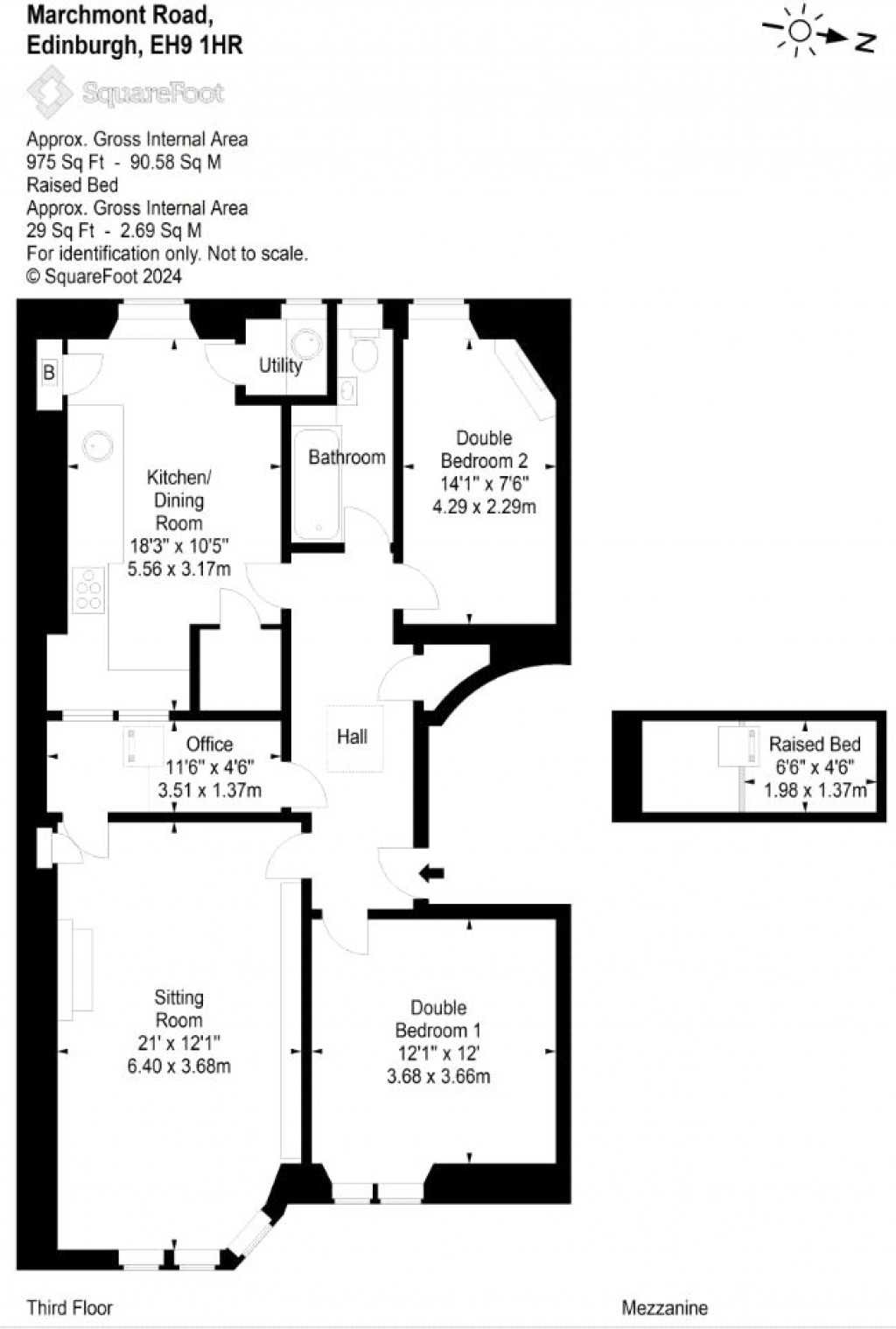 Floorplans For Marchmont Road, Marchmont, Edinburgh