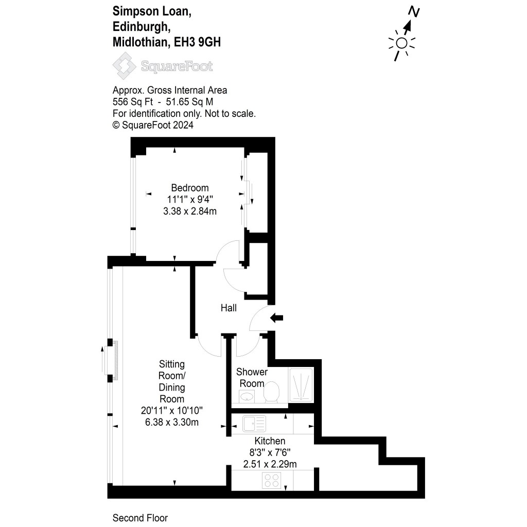 Floorplans For Simpson Loan, Edinburgh, Midlothian