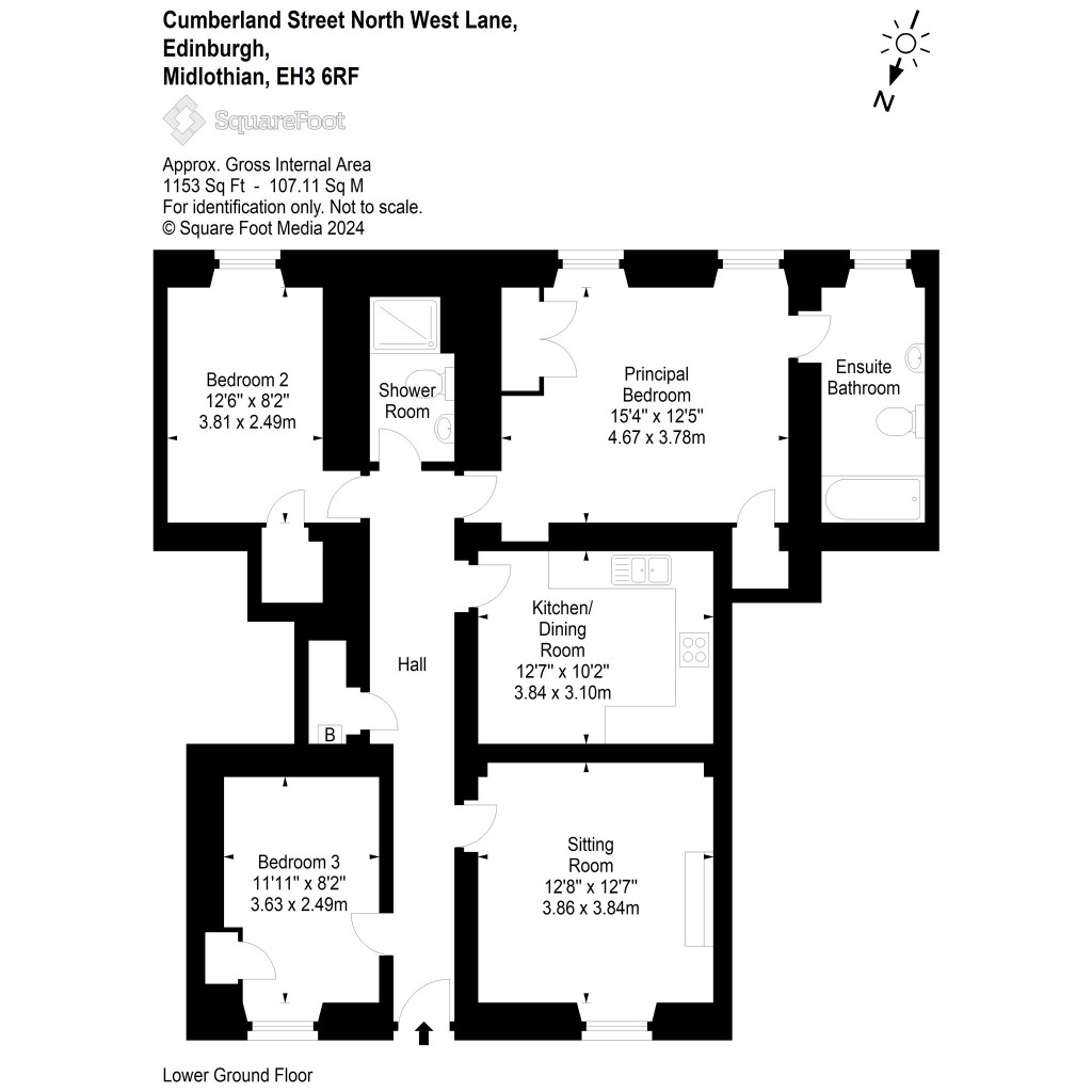 Floorplans For Cumberland Street North West Lane, Edinburgh