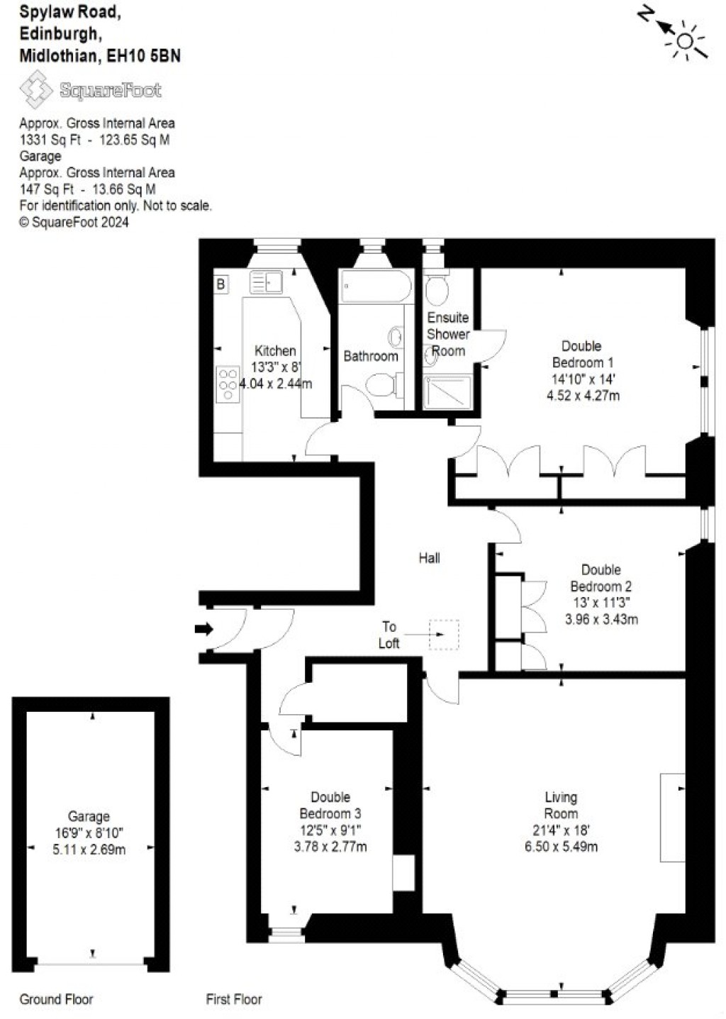 Floorplans For 25/4, Spylaw Road, Edinburgh, Midlothian