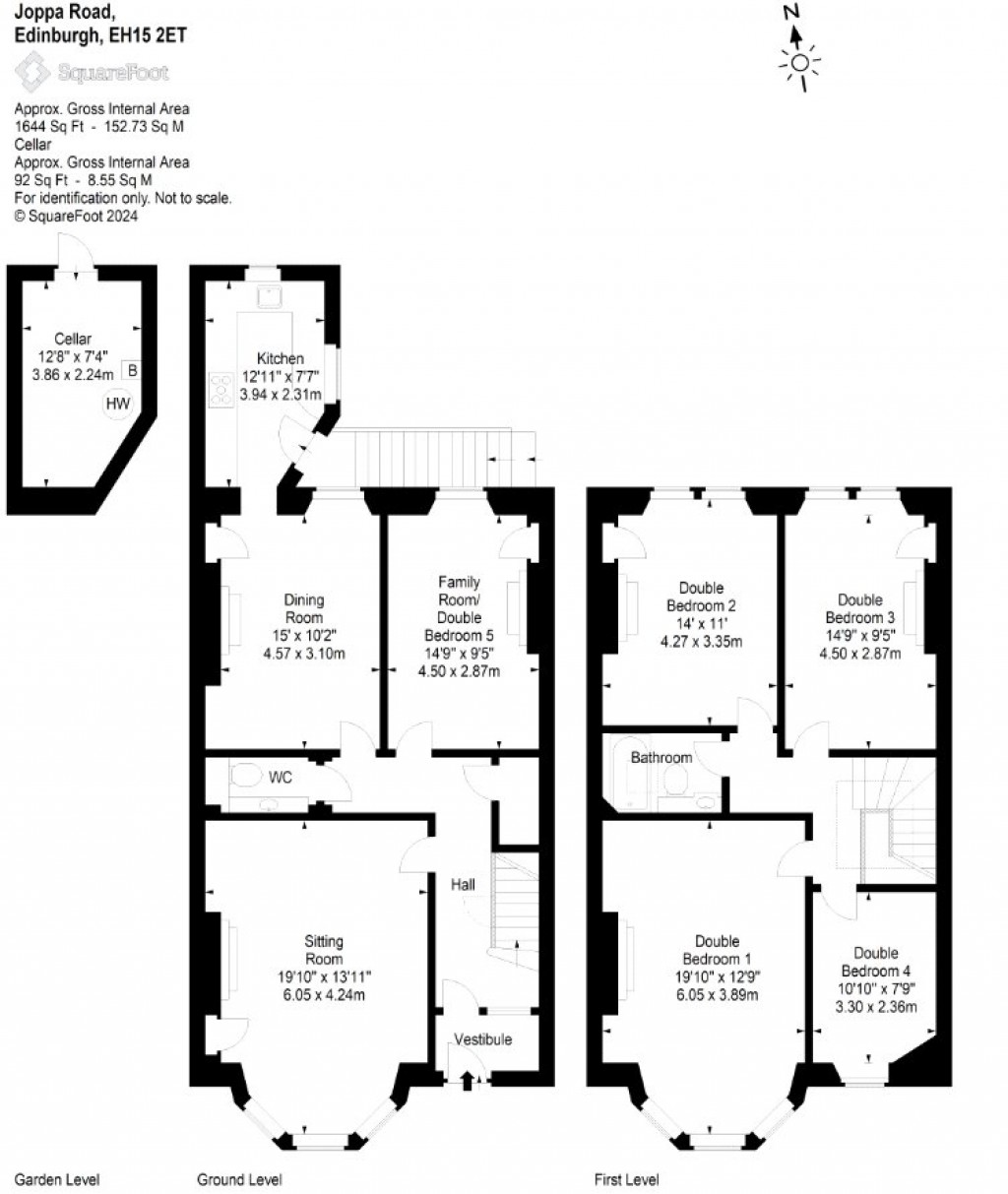 Floorplans For Joppa Road, Edinburgh, Midlothian