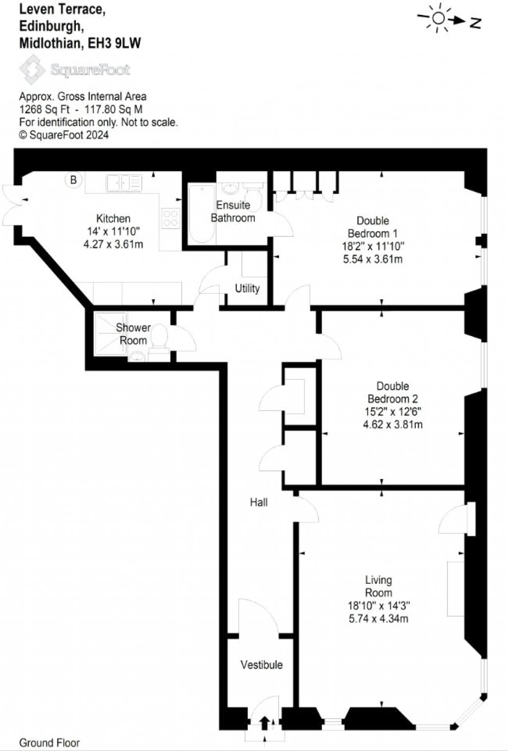 Floorplans For Leven Terrace, Edinburgh, Midlothian