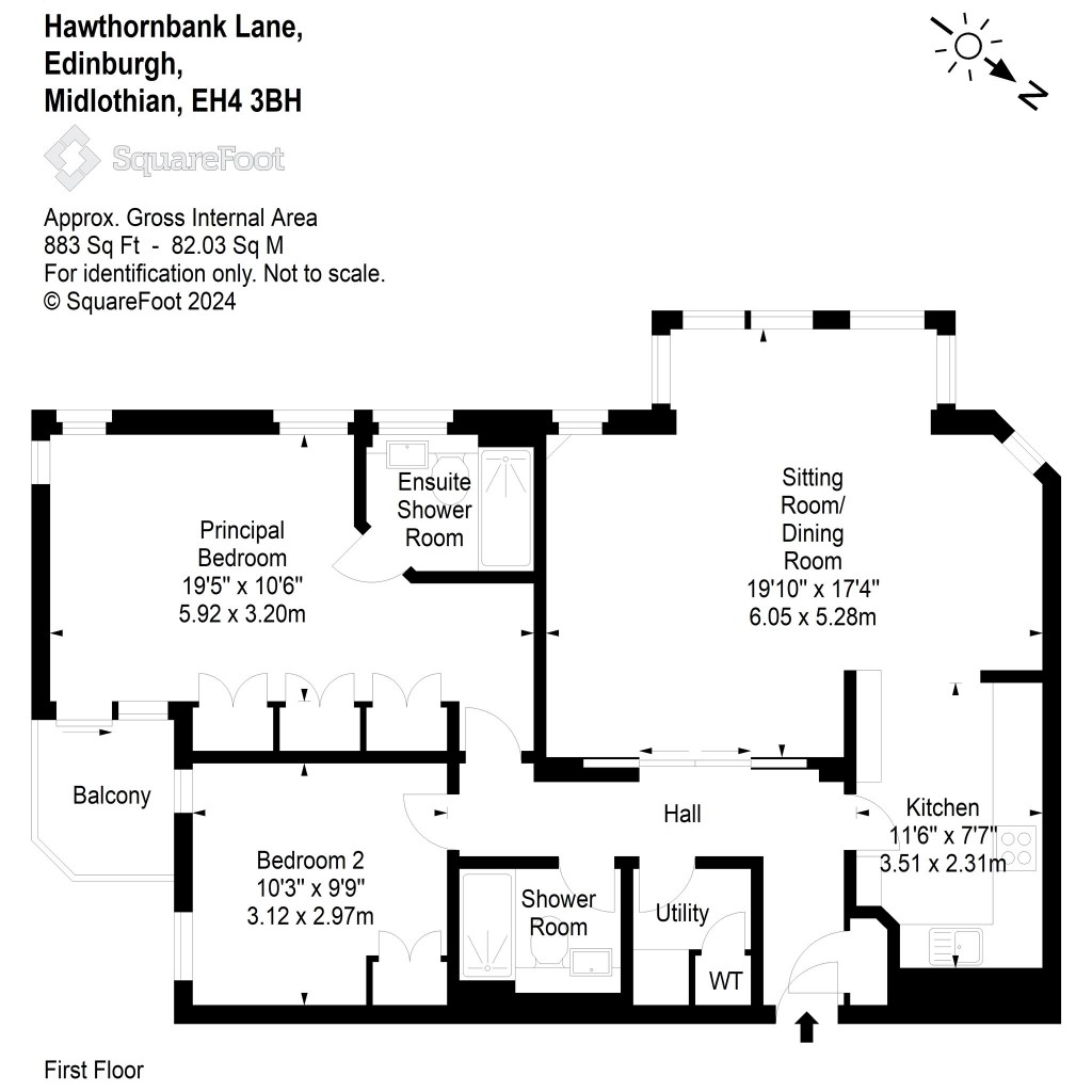 Floorplans For Hawthornbank Lane, Edinburgh