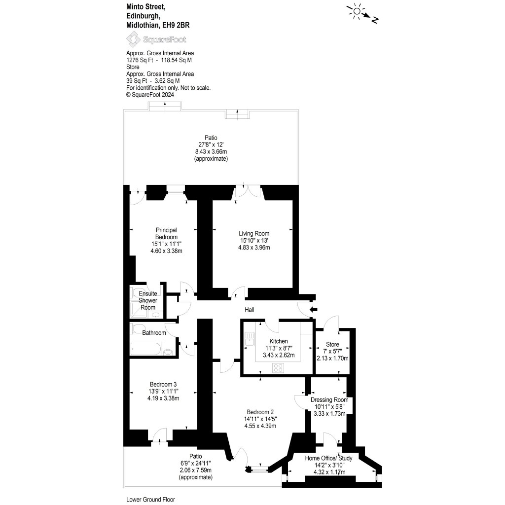 Floorplans For Bf2, Minto Street, Edinburgh