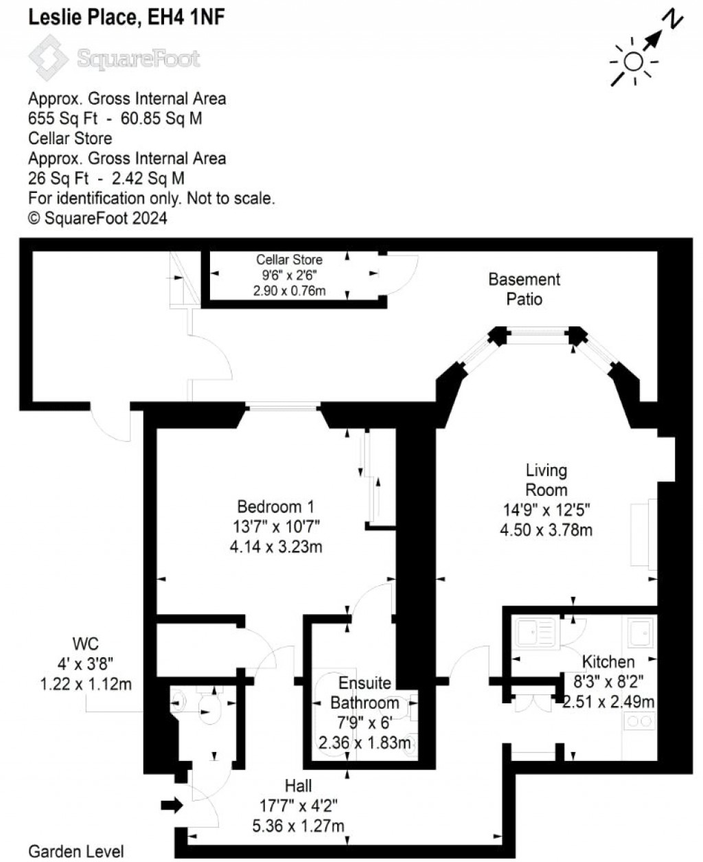 Floorplans For Leslie Place, Edinburgh, Midlothian