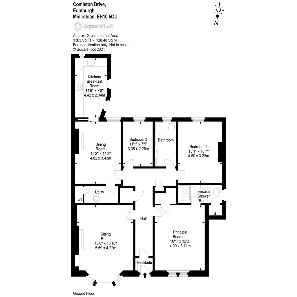 Floorplans For Comiston Drive, Edinburgh