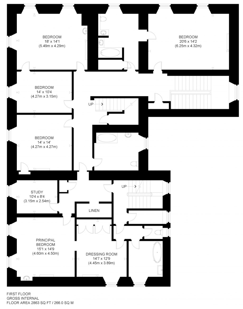 Floorplans For Glencreggan House, Glenbarr, Tarbert, Argyll