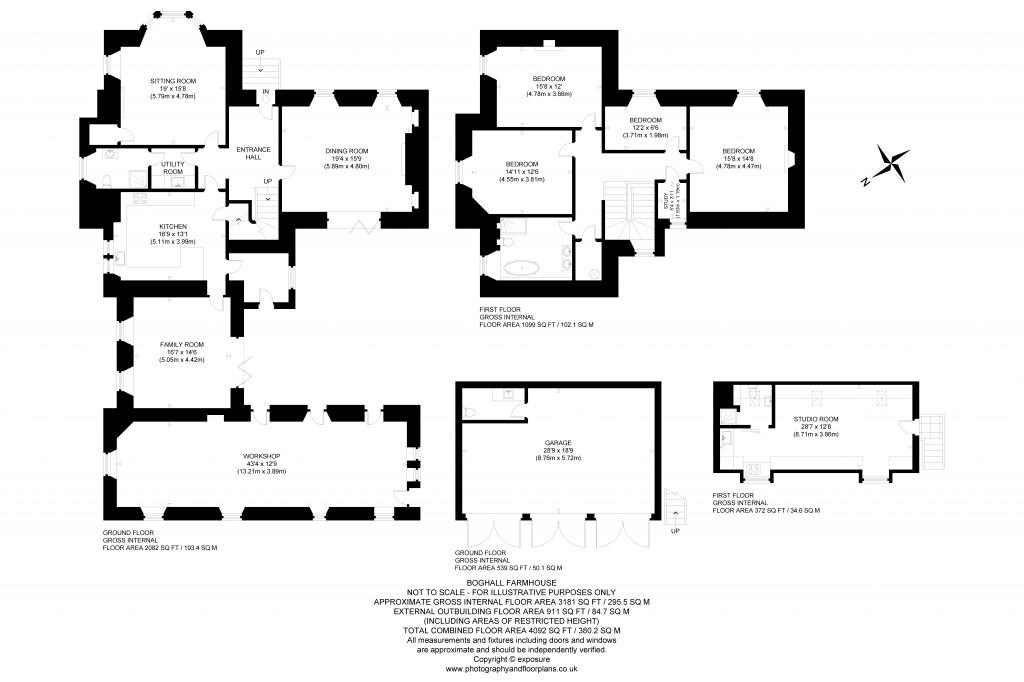 Floorplans For Boghall Farmhouse, Biggar Road, Edinburgh