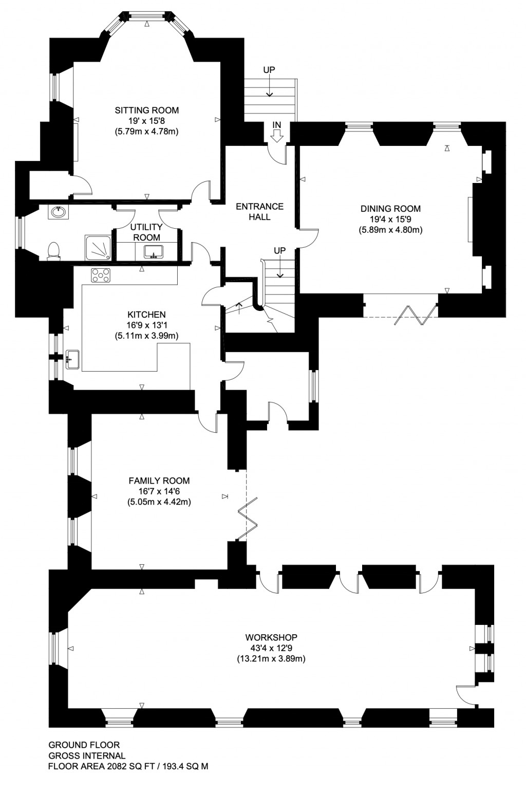 Floorplans For Boghall Farmhouse, Biggar Road, Edinburgh