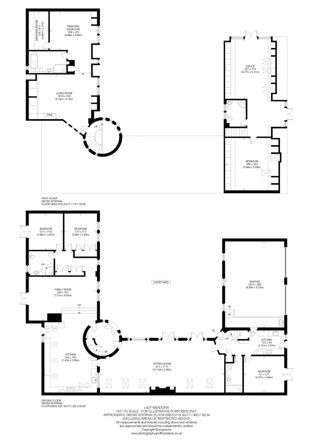 Floorplans For Lazy Meadows, Roscobie, By Dunfermline, Fife