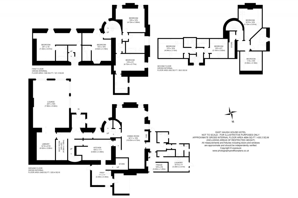 Floorplans For East Haugh House, East Haugh House, East Haugh, Pitlochry, Perthshire