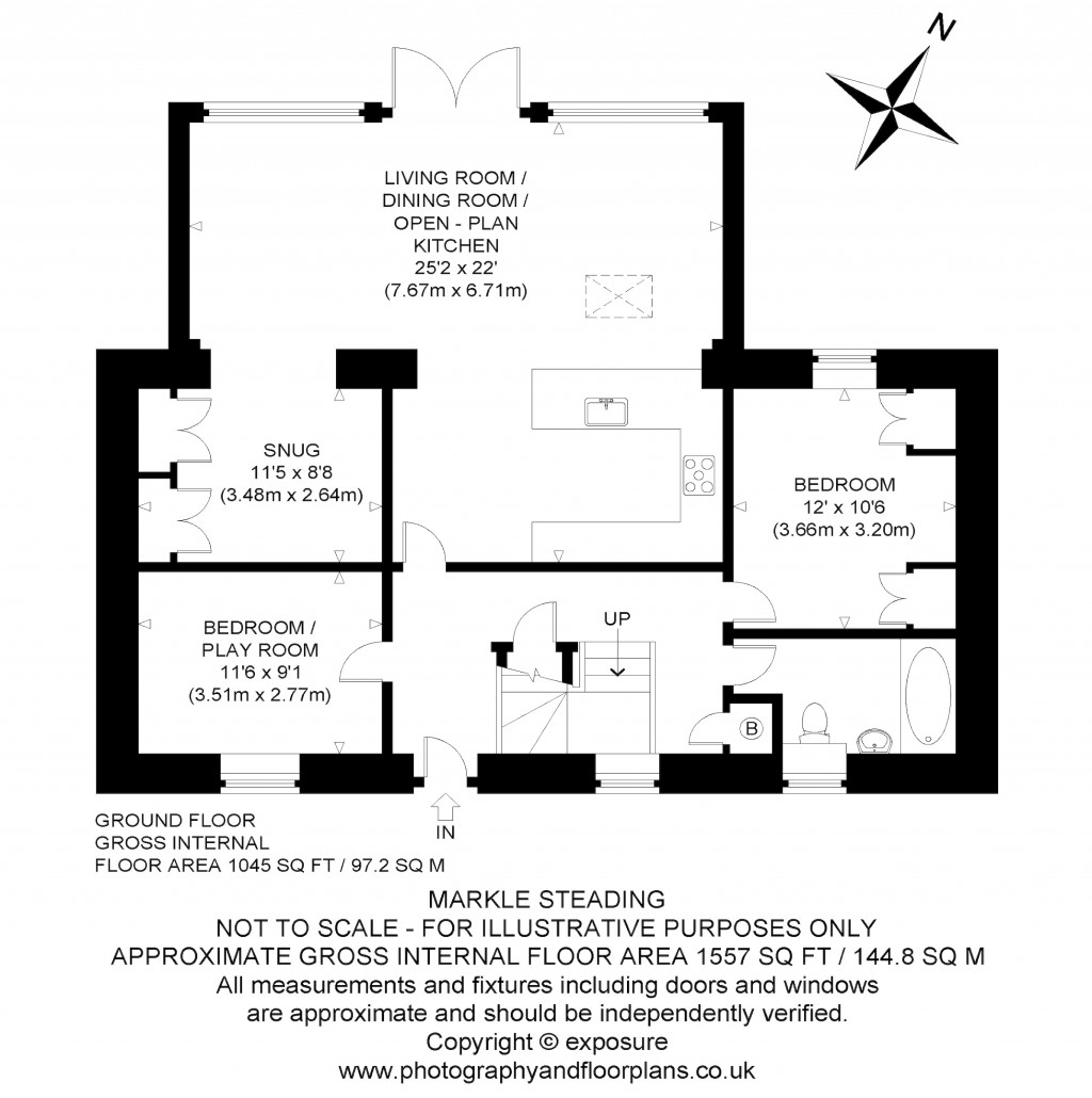 Floorplans For Markle Steading, East Linton, East Lothian