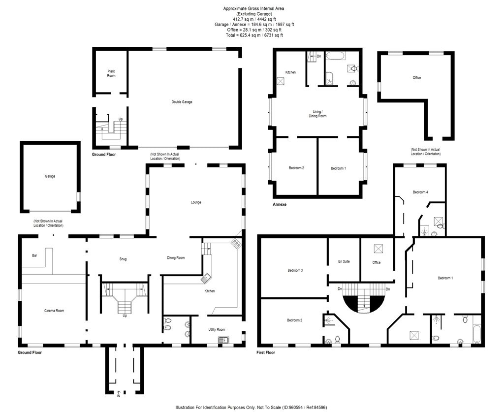 Floorplans For Fernbrooke House, West Lothian