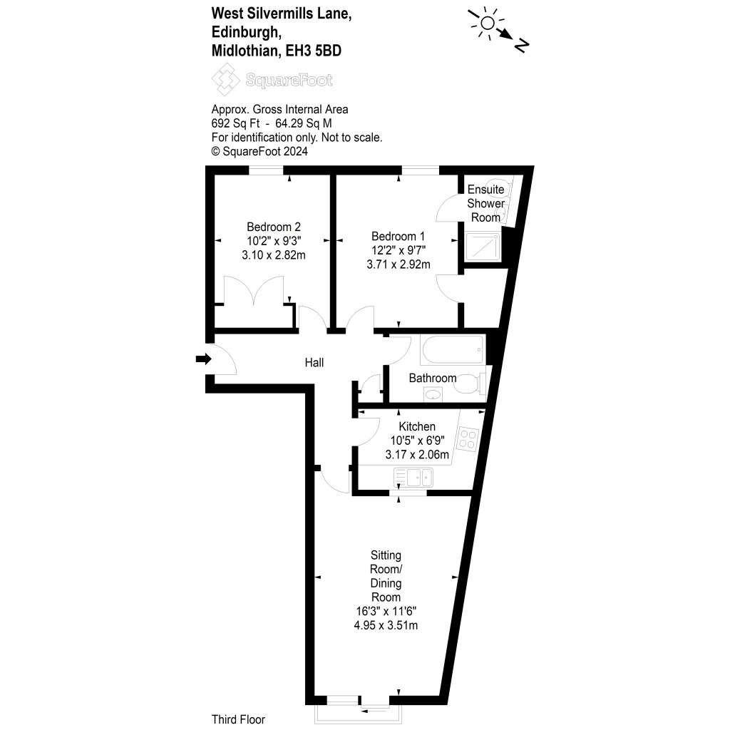 Floorplans For 8/11, West Silvermills Lane, Edinburgh, Midlothian