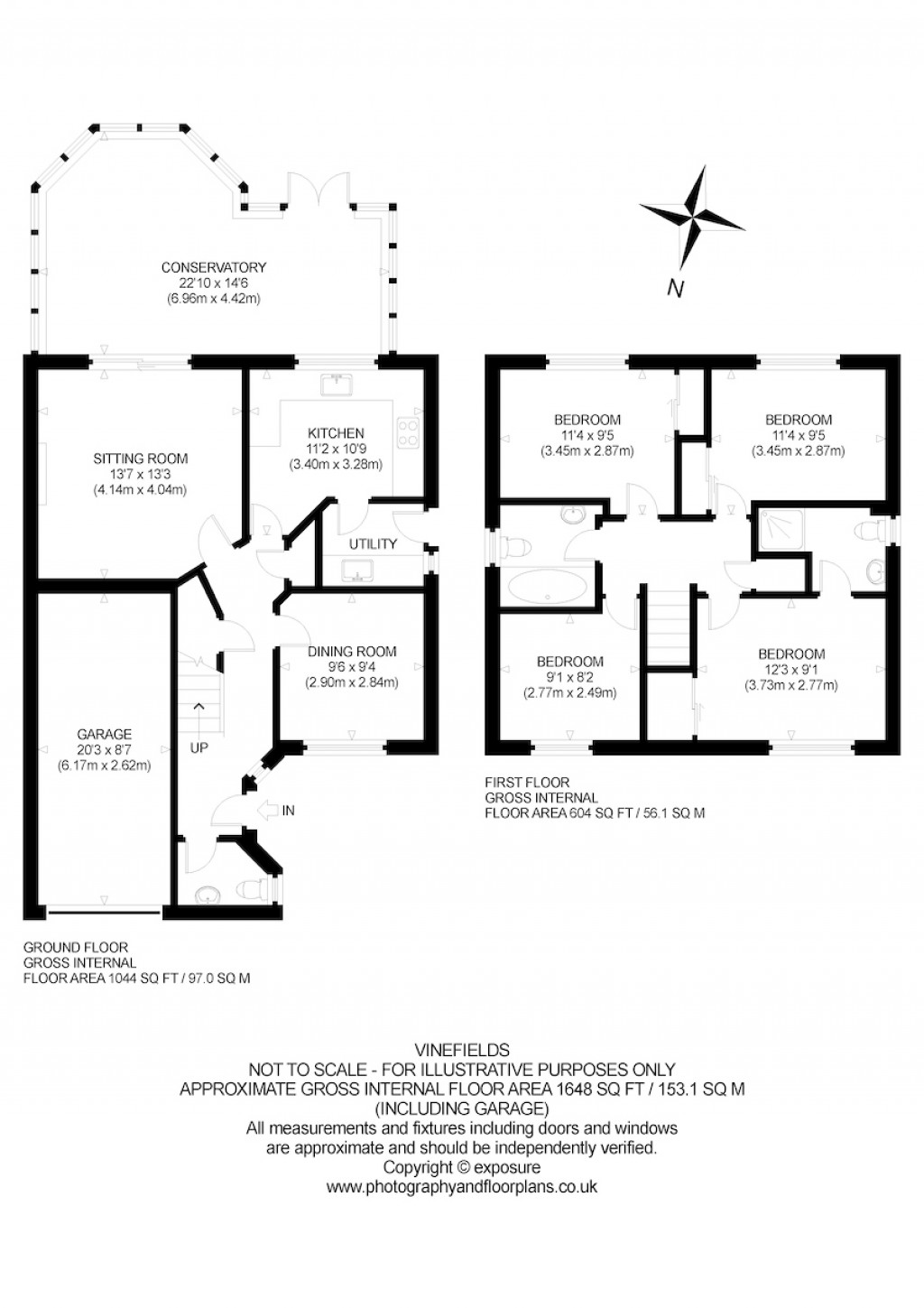 Floorplans For Vinefields, Pencaitland, Tranent, East Lothian