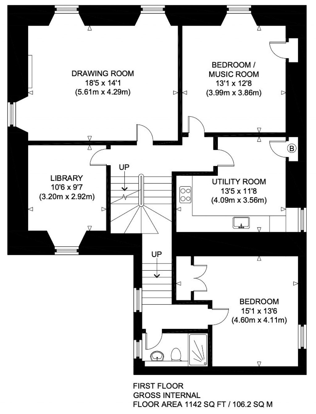 Floorplans For Parsonage House, High Street, Musselburgh, East Lothian